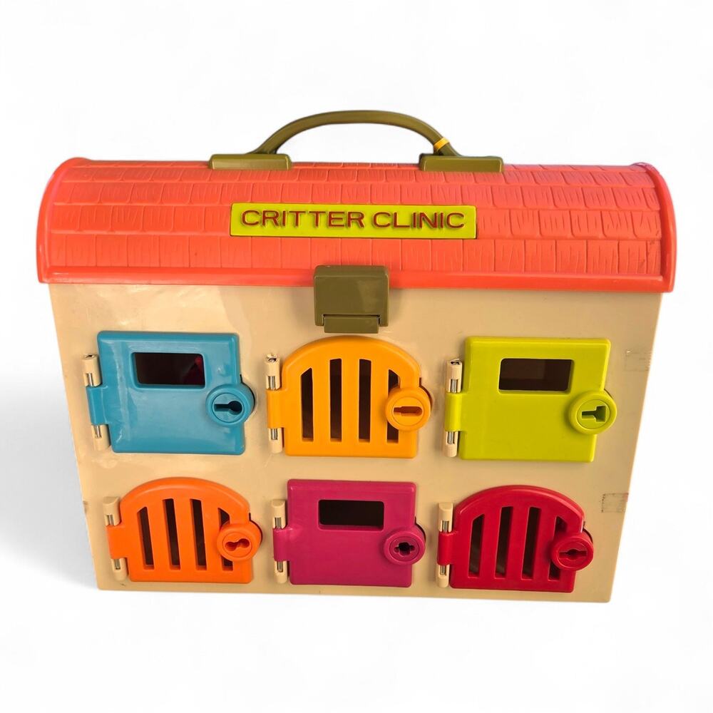 B. Toys Critter Clinic Animal Hospital Case & Keys ONLY Battat Pet Vet Playset